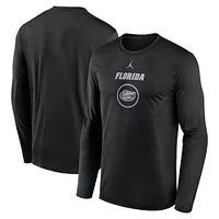 Florida Jordan Brand Courtside Dri-Fit Practice Long Sleeve Tee