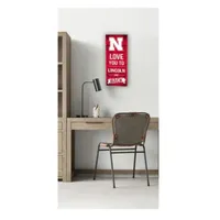  Huskers | Nebraska 7  X 18  Love You To Lincoln And Back Plaque | Alumni Hall