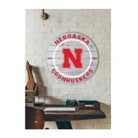  Huskers | Nebraska 20  X 20  Classic Circle Sign | Alumni Hall