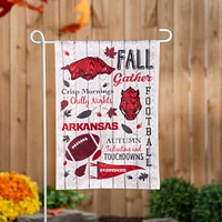 Arkansas Fall Seasonal Moire Garden Flag