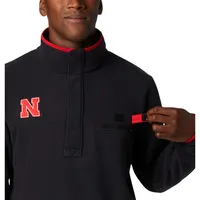 Huskers | Nebraska Columbia Harborside Fleece Pullover Alumni Hall