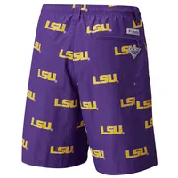 Lsu Columbia Pfg Backcast River Shorts - Alumni Hall