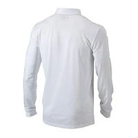 LSU Columbia Pin High Long Sleeve Polo