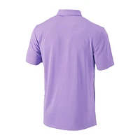 LSU Columbia Golf Vault Omni-Wick Drive Polo