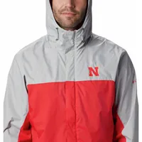 Huskers | Nebraska Columbia Men's Glennaker Storm Jacket - Big Sizing Alumni Hall