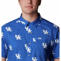 Cats | Kentucky Columbia Men's Super Slack Tide Printed Shirt Alumni Hall