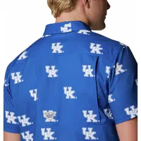 Cats | Kentucky Columbia Men's Super Slack Tide Printed Shirt Alumni Hall