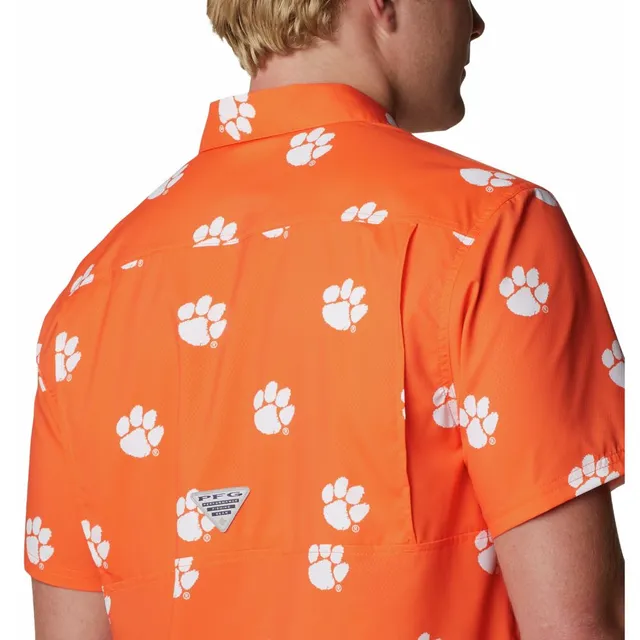 Clemson, Clemson Columbia Slack Tide Camp Shirt