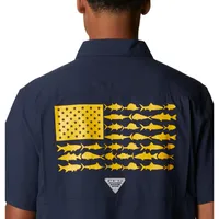 Wvu | West Virginia Columbia Slack Tide Camp Shirt Alumni Hall