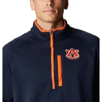 Aub | Auburn Columbia Men's Canyon Point 1/2 Zip Pullover Alumni Hall