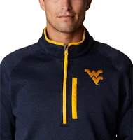 West Virginia Columbia Canyon Point Sweater 1/2 Zip