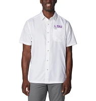 LSU Columbia PFG Slack Tide Camp Shirt