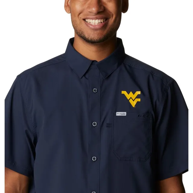 Alumni Hall Wvu, West Virginia Columbia Slack Tide Camp Shirt Alumni Hall