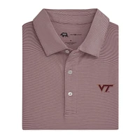 Virginia Tech Onward Reserve Hairline Stripe Polo