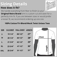 Auburn Retro Brand Lined Mascot Streaky Tee