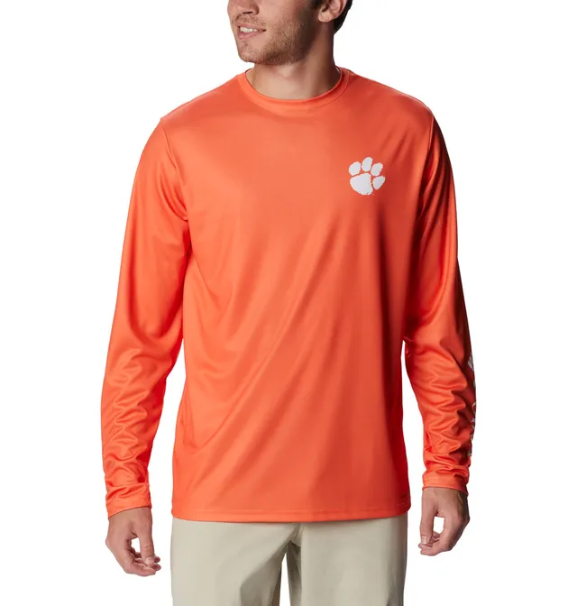 Men's Columbia Orange Clemson Tigers Terminal Tackle Omni-Shade