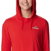 Dawgs | Georgia Columbia Women's Sun Trek Hooded Pullover Alumni Hall