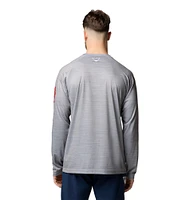 Alabama Columbia PFG Terminal Tackle Heather Long Sleeve Shirt