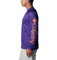 Clemson Columbia PFG Terminal Tackle Heather Long Sleeve Shirt