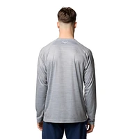 Georgia Columbia PFG Terminal Tackle Heather Long Sleeve Shirt