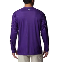 LSU Columbia PFG Terminal Tackle Heather Long Sleeve Shirt