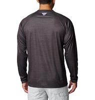 Nebraska Columbia PFG Terminal Tackle Heather Long Sleeve Shirt