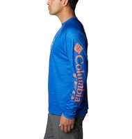 Florida Columbia PFG Terminal Tackle Heather Long Sleeve Shirt