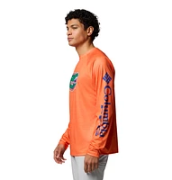 Florida Columbia PFG Terminal Tackle Heather Long Sleeve Shirt