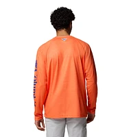 Florida Columbia PFG Terminal Tackle Heather Long Sleeve Shirt