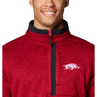 Arkansas Columbia Sweater Weather Half Zip Pullover