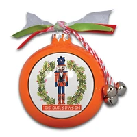 Virginia Cavaliers Nutcracker Ceramic Globe Ornament