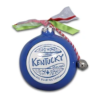 Kentucky Wildcats Ceramic Globe Ornament