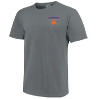 Clemson | Campus Script Badge Comfort Colors Tee Alumni Hall