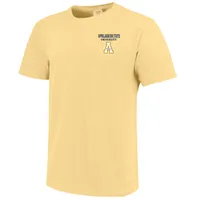 App | Appalachian State Adventure Letters Scene Short Sleeve Comfort Colors Tee Alumni Hall