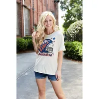 Aub | Auburn Stewart Simmons Helmet Boyfriend Tee Alumni Hall