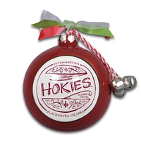 Virginia Tech Ceramic Globe Ornament