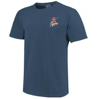 Aub | Auburn Vintage Script Block Comfort Colors Tee Alumni Hall