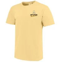 App | Appalachian State Off Road Lettering Comfort Colors Tee Alumni Hall