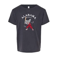 Alabama Toddler Big Al Baseball Player Tee