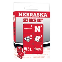 Nebraska MasterPieces 6 Dice Set