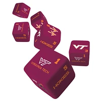 Virginia Tech 6 Dice Set