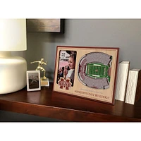 Mississippi State 3D Stadium Views Picture Frame