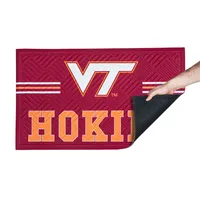  Hokies | Virginia Tech Crosshatch Embossed Doormat | Alumni Hall