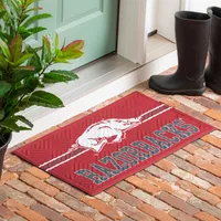  Razorbacks | Arkansas Crosshatch Embossed Doormat | Alumni Hall