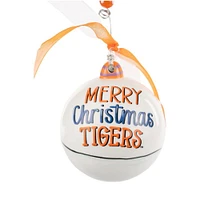 Clemson Glory Haus Merry Christmas Santa Ornament