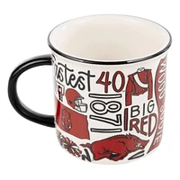 Arkansas Glory Haus 18 Oz Collage Campfire Mug