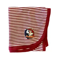  Florida State Striped Knit Blanket