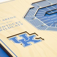 Kentucky 5-Layer 3D Basketball Stadium View Wall Art