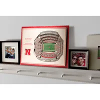  Huskers | Nebraska 5 Layer Stadium Wall Art | Alumni Hall