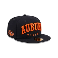 Auburn New Era 5950 Text Fitted Cap